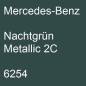 Preview: Mercedes-Benz, Nachtgrün Metallic 2C, 6254.